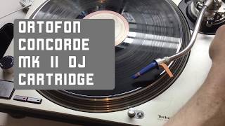 Testing Ortofon Concorde MK II DJ Cartridge with an oscilloscope [upl. by Monson]