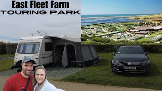 Our stay at our first affiliated site East Fleet Farm Touring Park Weymouth [upl. by Nosniv]