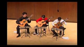 Juilliard Guitar Trio  Introduction and Fandango by L Boccherini arr B Byun and P Ferreyra [upl. by Nightingale317]