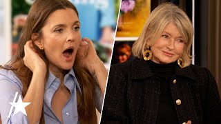 Drew Barrymore Playfully PUSHED AWAY By Martha Stewart In TV Interview [upl. by Nessa]