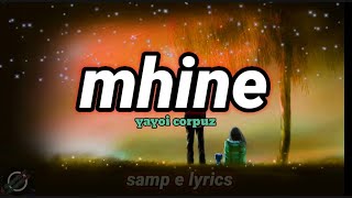 mhine  yayoi lyrics video mahal kita simula pa nung una [upl. by Rosenzweig245]