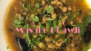 Masala Chawli In English  Black Eye Beans Curry In English  ZoeyaKitchen [upl. by Mueller]