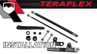 TeraFlex Install TJ Dual Rate ST Swaybar 1743620 [upl. by Ellerrad]