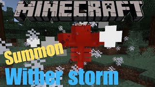 Summoning Wither Storm  Minecraft [upl. by Batchelor]