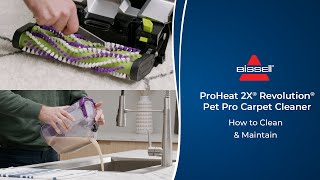 How To Clean and Maintain  ProHeat 2X® Revolution® Pet Pro Carpet Cleaner [upl. by Retrop]