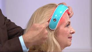 HairMax LaserBand 41 StretchFit Hair Growth Laser Device on QVC [upl. by Anitnegra]