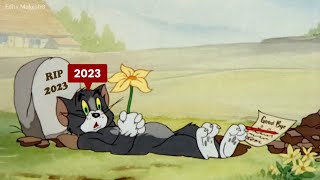 Happy New Year 2024 Funny Meme  Tom and Jerry  Edits MukeshG [upl. by Aibara]