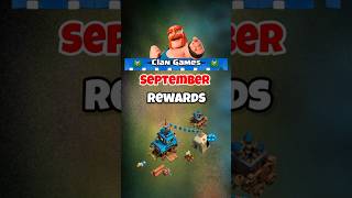 September Clan Games Rewards in Coc clashofclans freegemsincoc coc [upl. by Aschim]