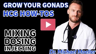 quotGrow Your Gonadsquot How to mix HCG How to inject HCG amp How to dose HCG [upl. by Jari]