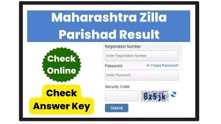 Maharashtra Zilla Parishad Result 2024 ZP Bharti Answer Key Merit List [upl. by Aihsotan754]