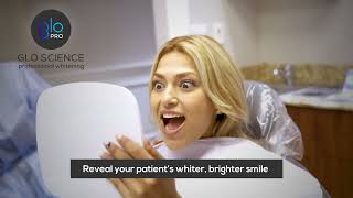 GLO Science Professional Chairside Teeth Whitening Quick Demo Video [upl. by Milford]