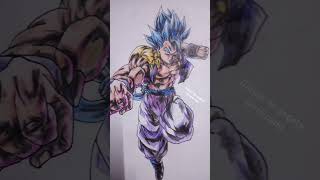 Gogeta ssj blue legends DBL legends dibujo fypシ [upl. by Puto]