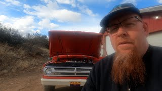 1971 Dodge W100 Sweptline Power Wagon 383 Big Block Test Drive Around Prescott AZ [upl. by Aria]