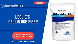 Leslies Cellulose Fiber [upl. by Shandee173]