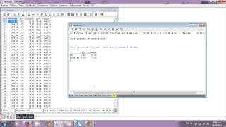 Análisis de correlación Infostat [upl. by Noskcaj]