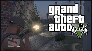 GTA V  Grove Street shootout gang war [upl. by Nagud]