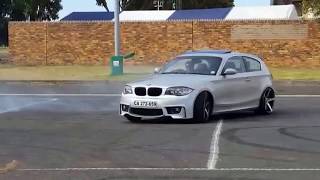 Gusheshe BMW Spinning in empty parking lot [upl. by Haeli316]