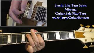 Nirvana Smells Like Teen Spirit  Lead Guitar Play Thru [upl. by Maccarthy]