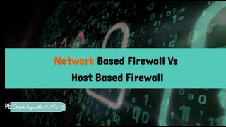 Hostbased firewalls vs networkbased firewalls for network security [upl. by Tremaine838]