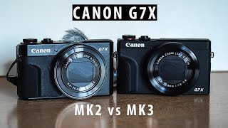 CANON G7X mark III vs CANON G7X mark II  VIDEO COMPARISON [upl. by Htieh]