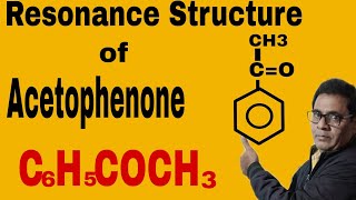 Resonance Structure of Acetophenone 03  Class 11 NEET IITJEE [upl. by Beverlie91]