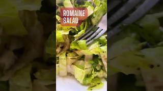 The Simpler the better Romaine Salad plantbasedcooking recipeshorts [upl. by Resaec]