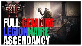 Path Of Exile 2  Mercenary GEMLING LEGIONNAIRE Ascendancy Nodes Very Powerful Ascendancy [upl. by Cost]