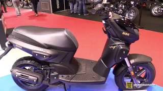 2016 MBK Stunt Naked 50 Scooter  Walkaround  2015 Salon de la Moto Paris [upl. by Courtenay]