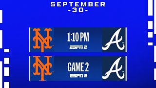 Mets vs Bravos hoy en Atlanta horas abridores y qué podría ocurrir en esta doble jornada [upl. by Roban]