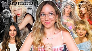 Exposing my CONTROVERSIAL Taylor Swift opinions amp reacting to yours 👀☕️ Rep TV Debut Eras [upl. by Derzon839]