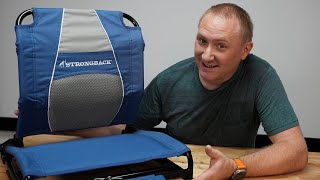 Strongback Portable Stadium Seat Review [upl. by Aihsenak]