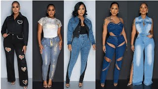 Hottest Jeans Trends in 2024 and how to rock them Classy jeans outfits [upl. by Hareenum54]