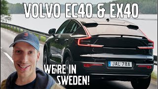 VOLVO EC40 amp EX40 First look in Sweden [upl. by Leventis]