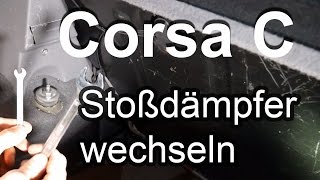 Stoßdämpfer hinten wechseln beim Corsa C [upl. by Neerehs]