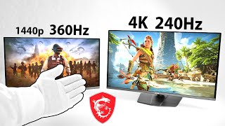 These 2024 OLED gaming monitors are crazy 4K 240Hz MSI [upl. by Capriola623]