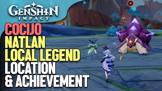 Cocijo Natlan Local Legend Location amp Achievement Genshin Impact [upl. by Nnaarual]