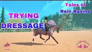 Trying Dressage Tales of Rein Ravine Early Access TORR E2 [upl. by Irret]