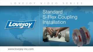 Lovejoy SFlex Standard Type Coupling Installation [upl. by Sellers92]