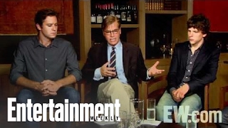 The Social Network Cast Interview Part 2 of 5  Entertainment Weekly [upl. by Auqinet]