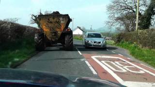 quotFollow That Tractorquot  MuckSpreading CarCam [upl. by Ttirb59]