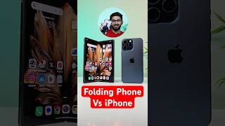 Folding Phone Vs Normal iPhone  Ethu Best😳 [upl. by Yahsal]