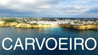 Carvoeiro aerial view Algarve  Portugal [upl. by Akisey]