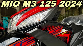 GANTENG DARI LAHIR‼️YAMAHA MIO M3 2024 MERAH HITAM [upl. by Hiltan]