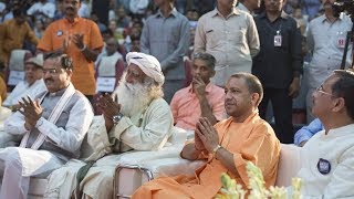 Rally For Rivers  Lucknow Glimpses  Sadhguru [upl. by Guerin784]