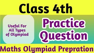 Math Olympiad Exam for Class 4th Practice Questions Olympiad Exam Class 4imo olympiadmaths puzzle [upl. by Doane]