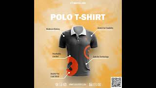 We Manufacture Custom Polo TShirts Elevating Your Clothing Line customtshirts [upl. by Lyj]