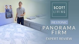 Restonic Scott Living Panorama Firm Mattress Expert Review [upl. by Ahsimal]