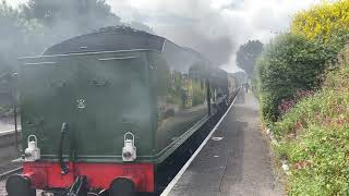 6990 Witherslack Hall at Blue Anchor on the WSR [upl. by Coke388]