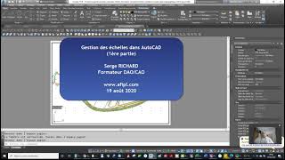 Gestion des échelles dans AutoCAD 1ère partie [upl. by Aiceled]