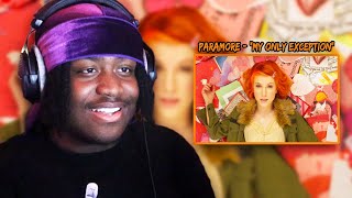 WHAT A SONG  PARAMORE  quotTHE ONLY EXCEPTIONquot  REACTION [upl. by Magnusson]